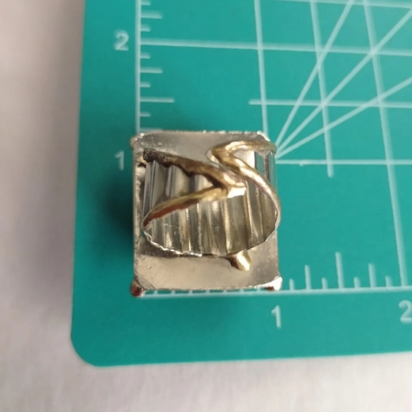 Bulky Unisex Ring Tiger Eye stone Adjustable Size US 7 - Picture 11 of 13